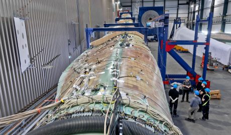 Smart Blade 2 (SB2) - Tests am Fraunhofer Institut in Bremerhaven.