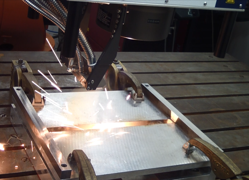 Remote-Laserstrahlschweißen von Stahl-Aluminium-Mischverbindungen.